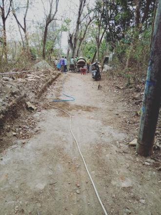 Pembangunan CorBlok Gunung Pelok Karanggayam